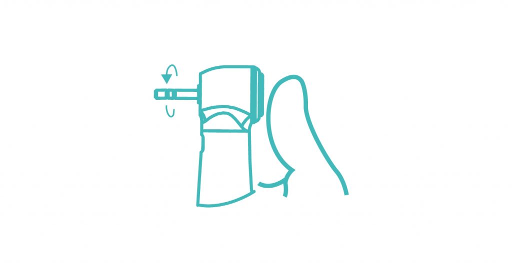 Use your dental handpiece correctly - press push button back cap